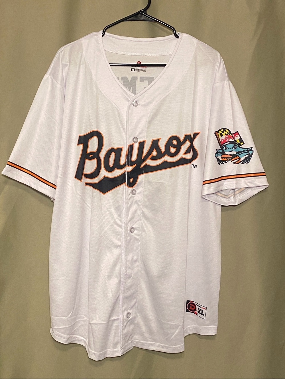 Chesapeake Baysoxs Dean Kremer # 23 2025 SGA Baseball Jersey Destroyer Rocks XL